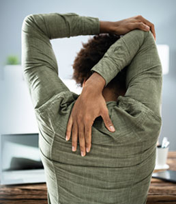 Man during yoga practice