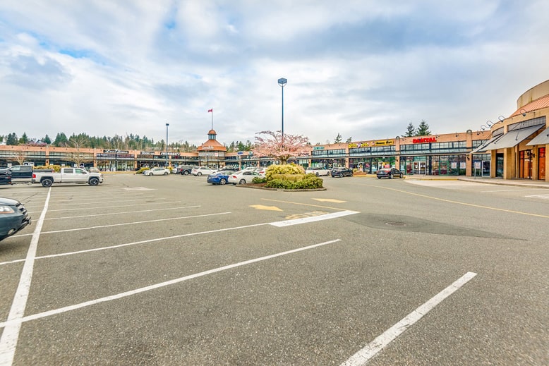 View of the shopping complex