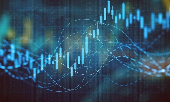 Graphics showing sine waves