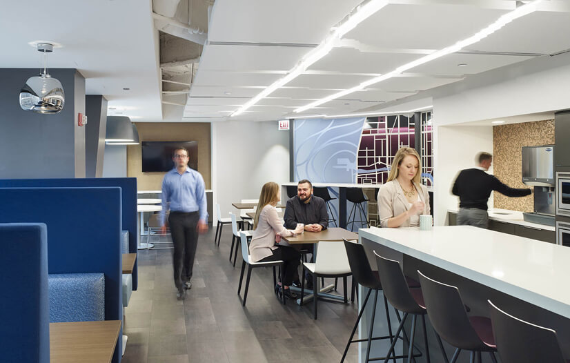 Break room for employees