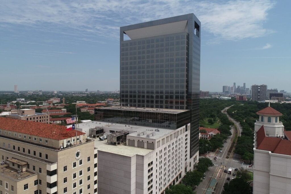View of build Memorial-Hermann