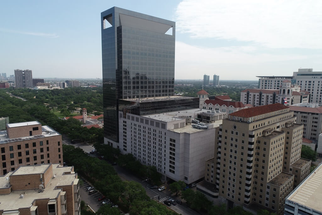 View of build Memorial-Hermann