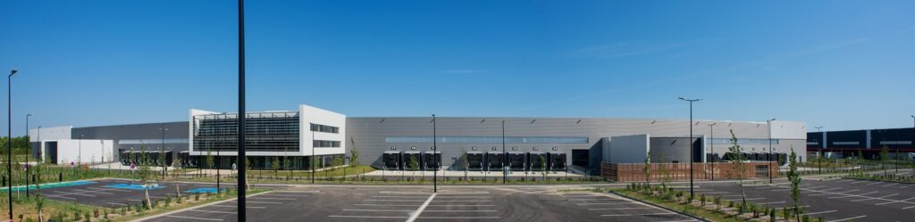 Parking at a large warehouse