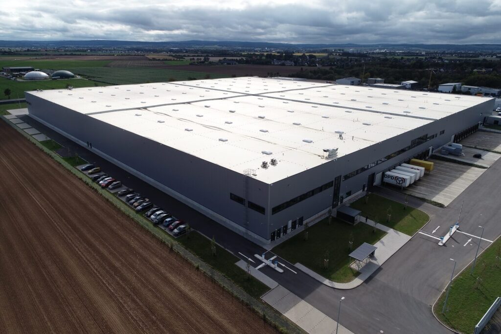 A bird's eye view of the warehouse