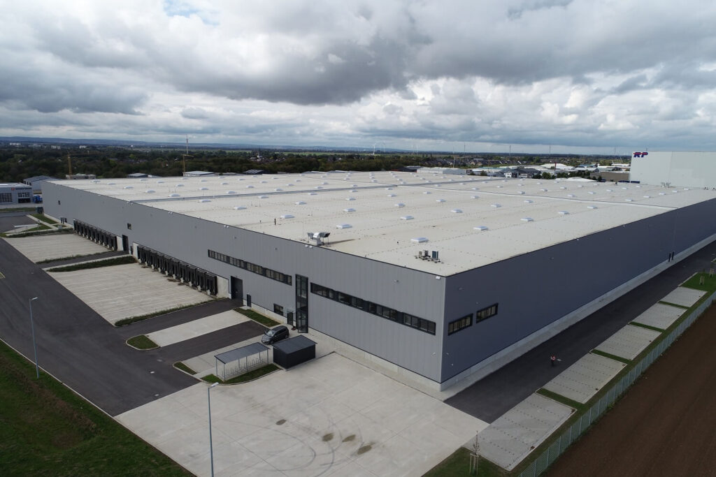 A bird's eye view of the warehouse
