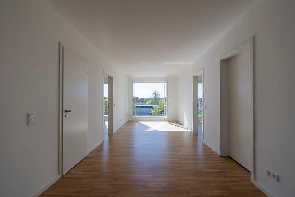 Corridor in the Lacus Quartier apartment