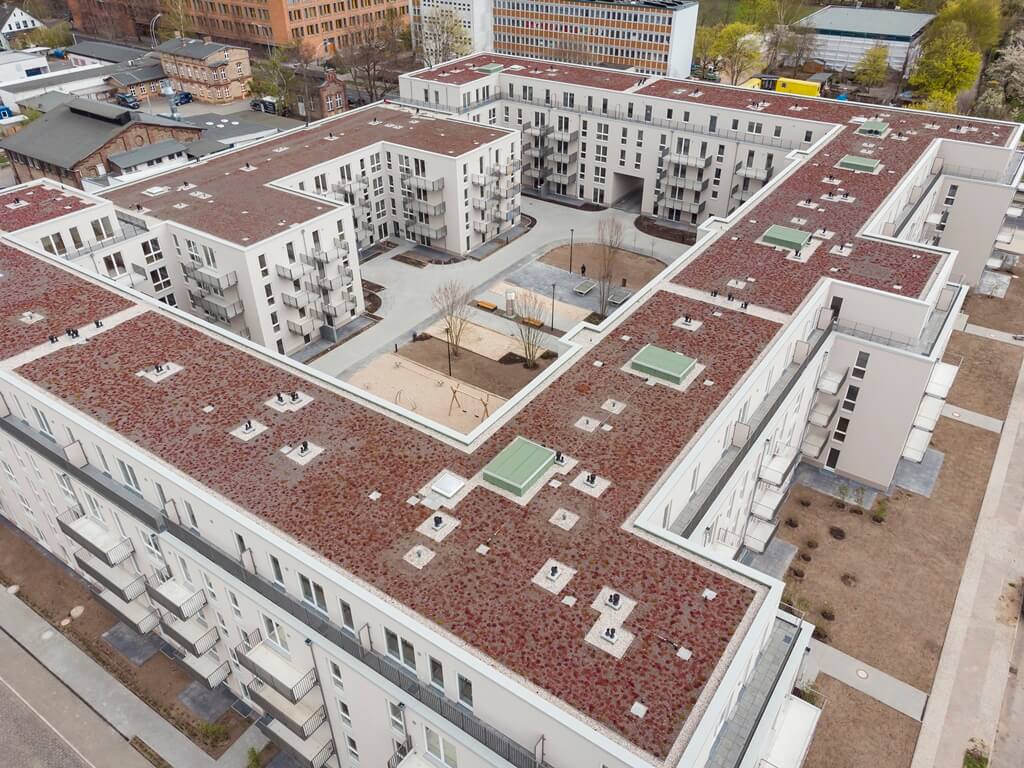 Top view of the Lacus Quartier building