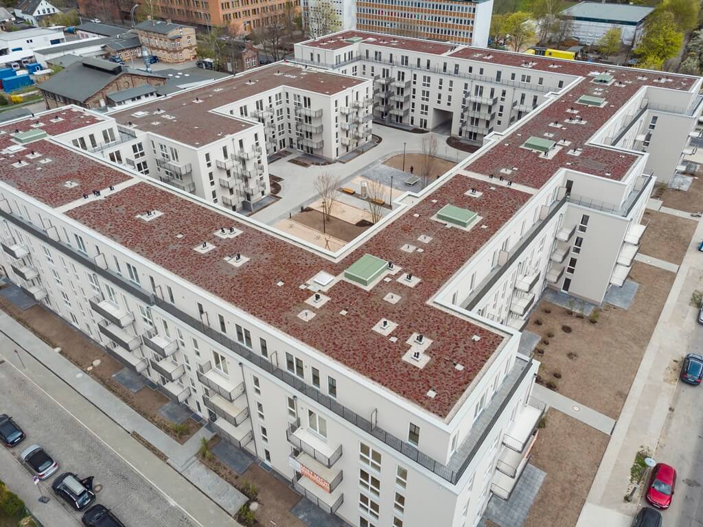 Top view of the Lacus Quartier building