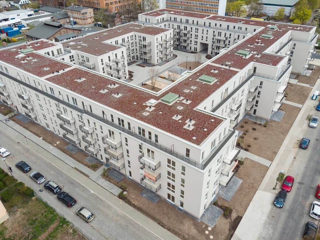 Top view of the Lacus Quartier building