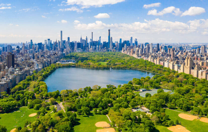 Aerial photo of Central Park