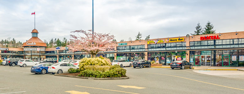 View of the shopping complex