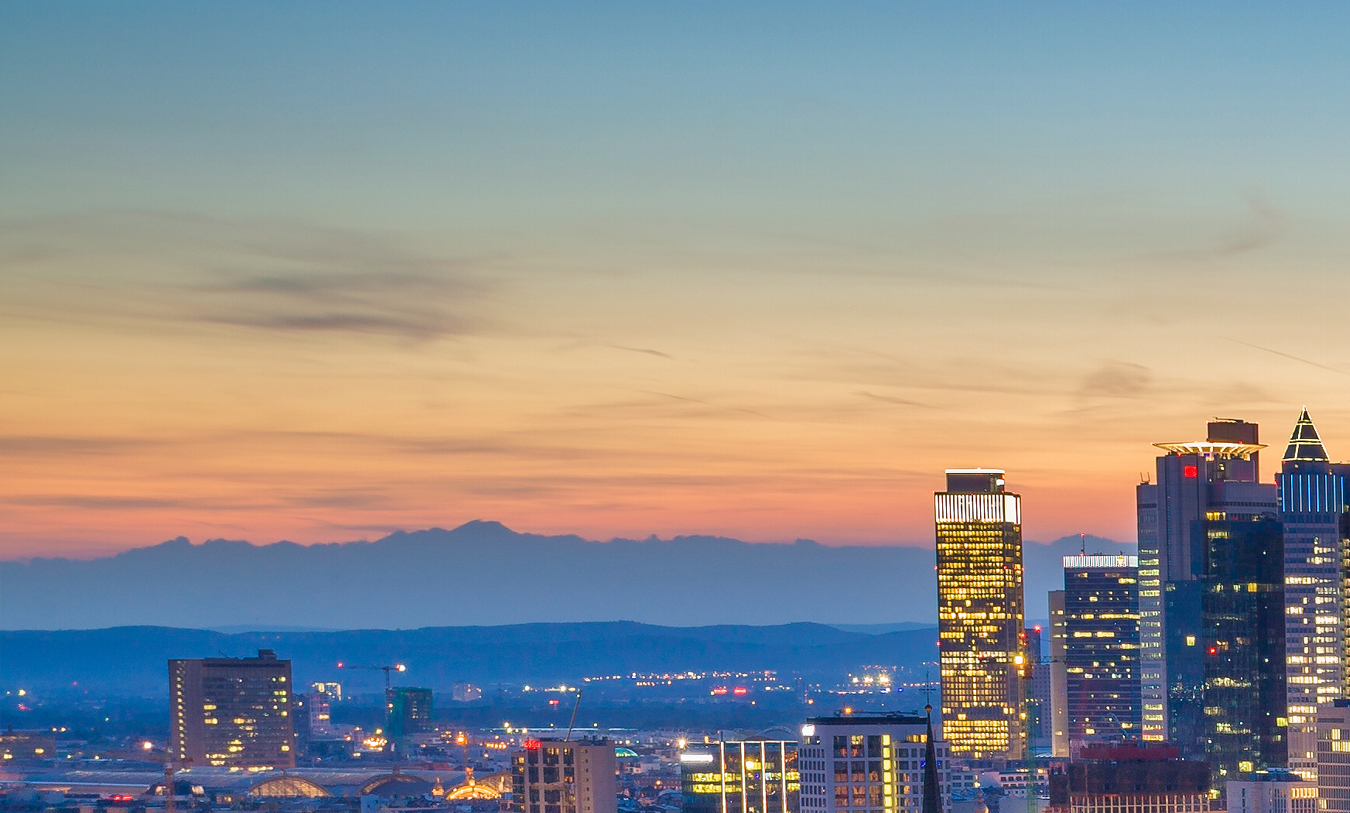 View of the skyscrapers