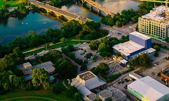 the skyline of austin, texas