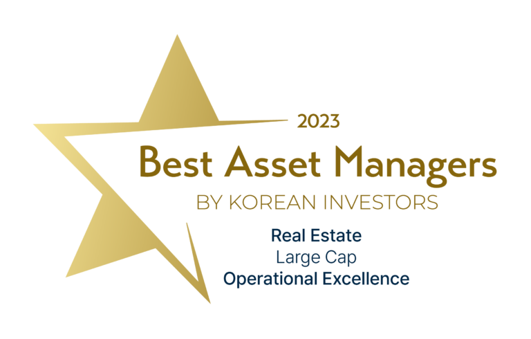 a logo of the best asset managers award for korean investors